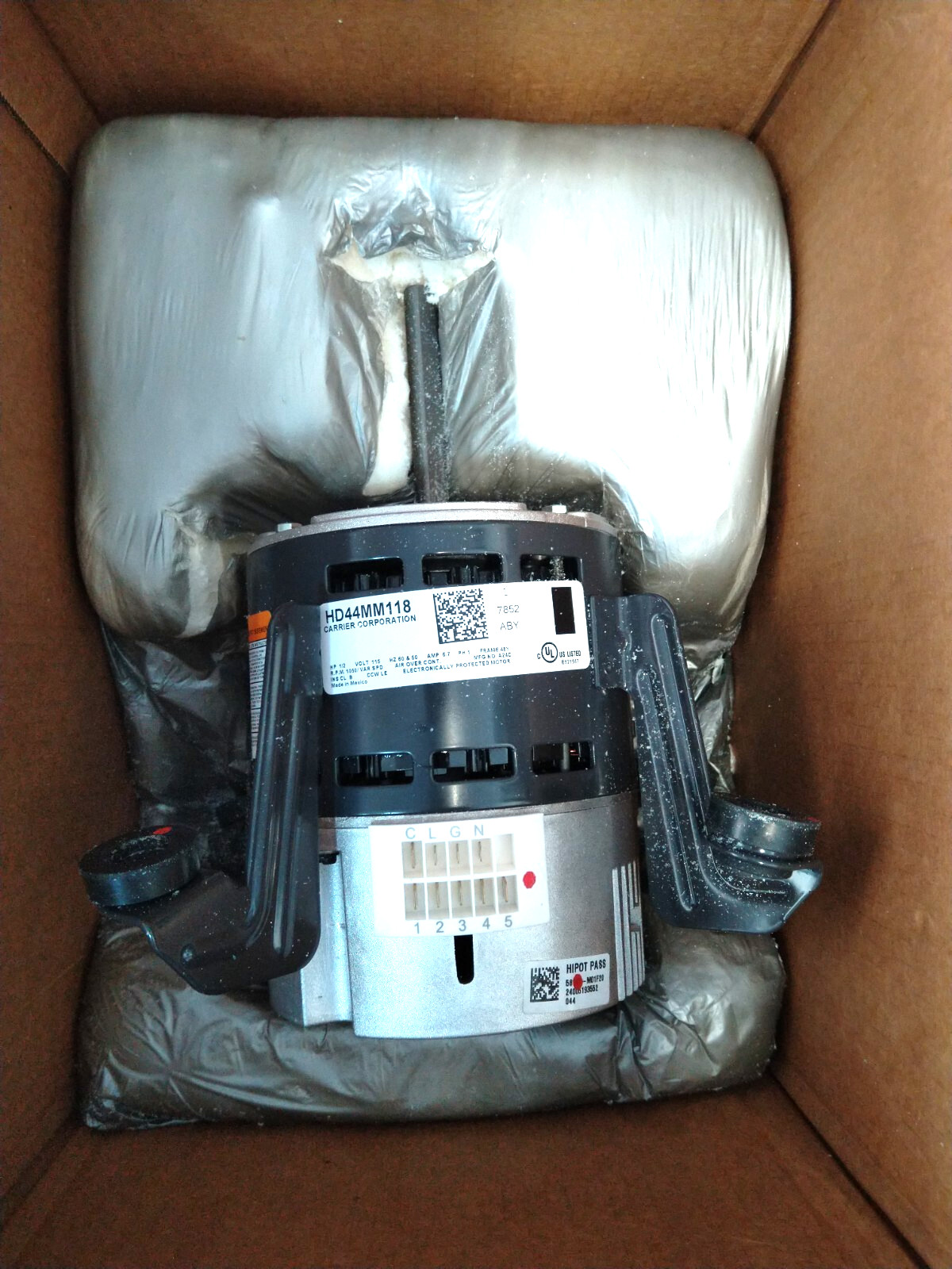 Carrier HD44MM118 HD44MM121 X-13 X13 1/2 HP CCWLE Blower Motor *FREE SHIPPING*