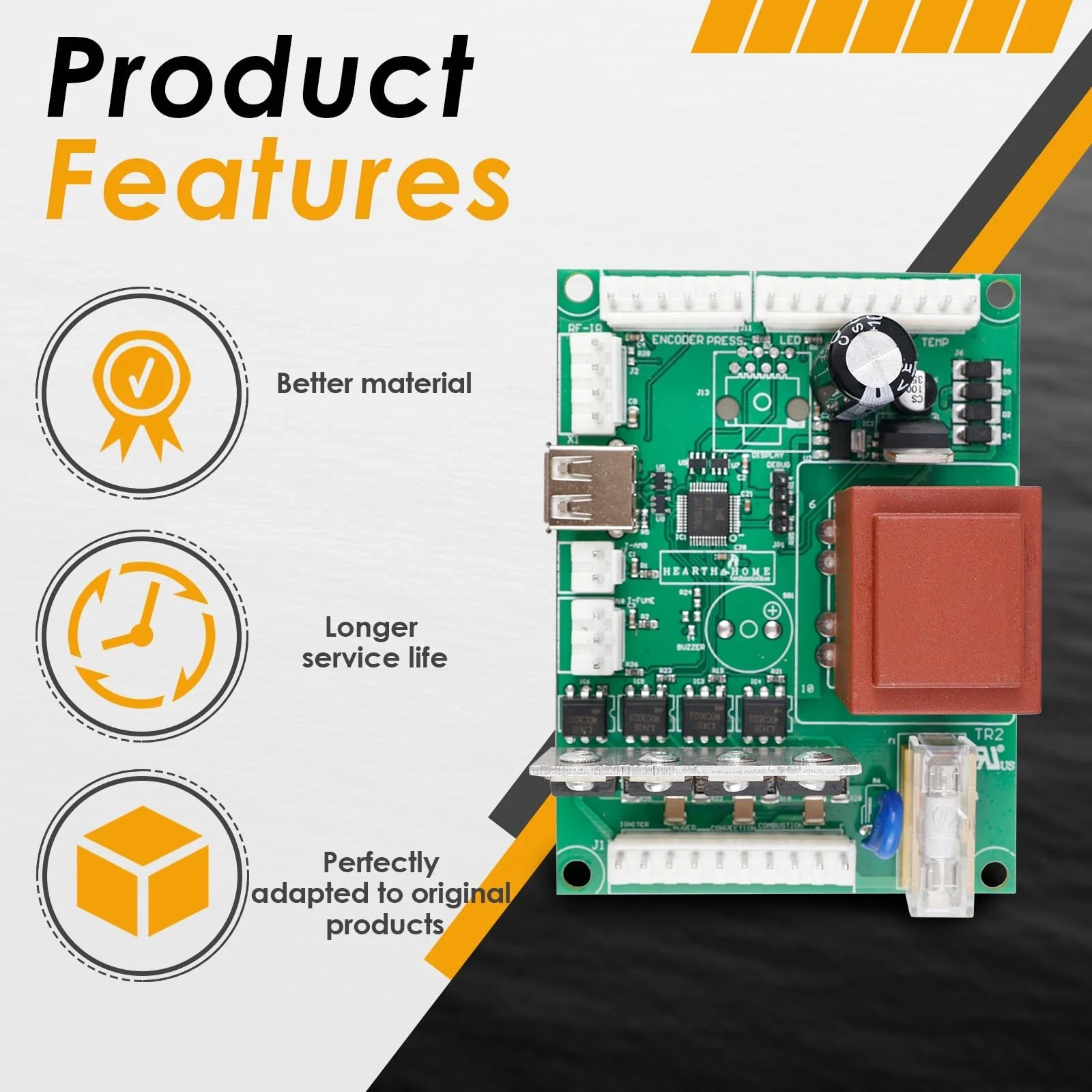 RANHAOYUYUL SRV7077-050 Circuit Control Board 115/120V AC Fit for PelPro PP130 f