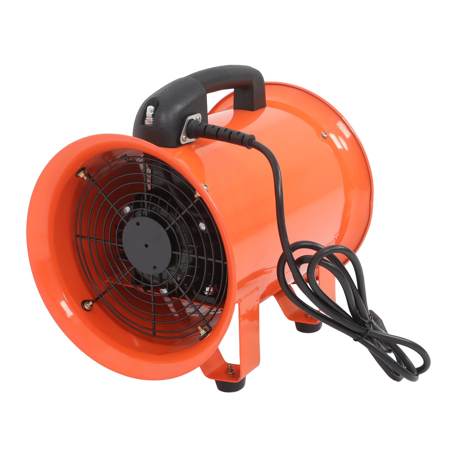 8 Inch Industrial Portable Blower Fan 33 FT Duct Hose 180W 900CFM 3450RPM