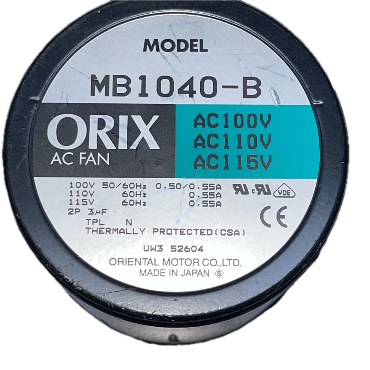 Oriental Motor MB1040-B Centrifugal Fan