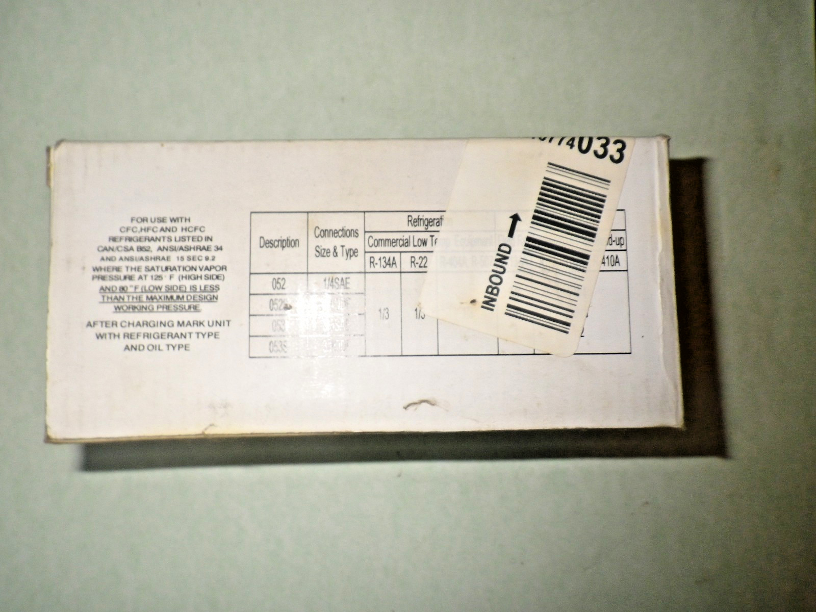 PARKER SEK-053S Liquid Line Filter Dryer And 6AWL9 R134A, R12, R22, R410A, R407C