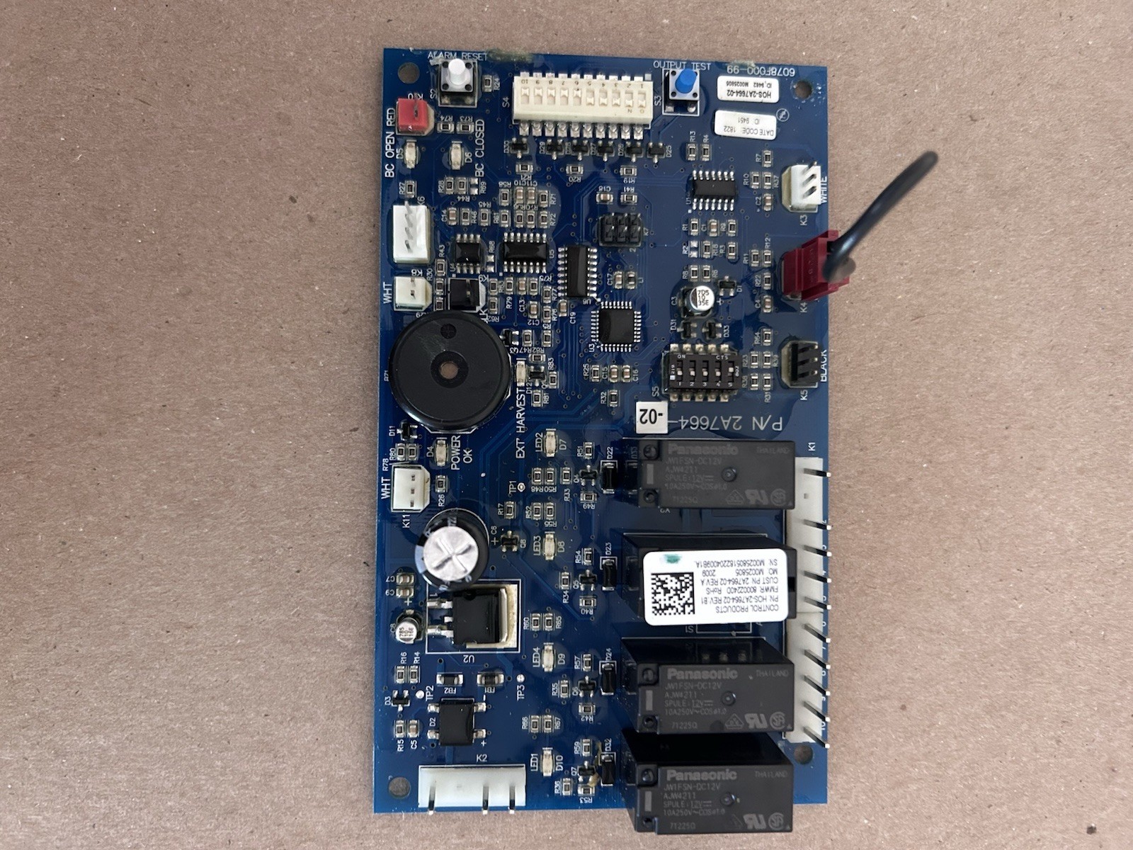 Hos -2A7664-02 Rev B1 Ice Machine Control Board Blue