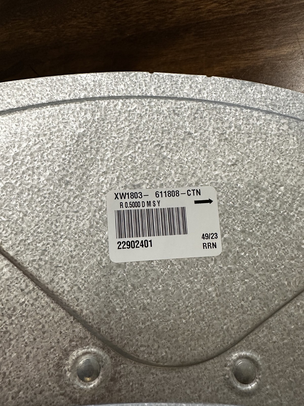 HVAC Fan Blade 18″ 45° 3-blade CW 1/2″ B (Bohn) 22902401