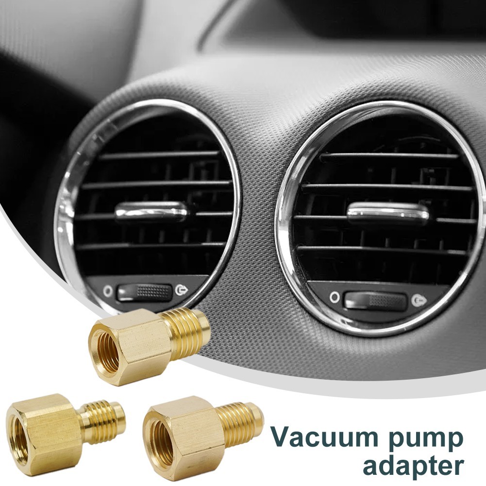 3pcs Vacuum Pump Adapter For R134a R12 R22 R410a Hvac Service High Quality
