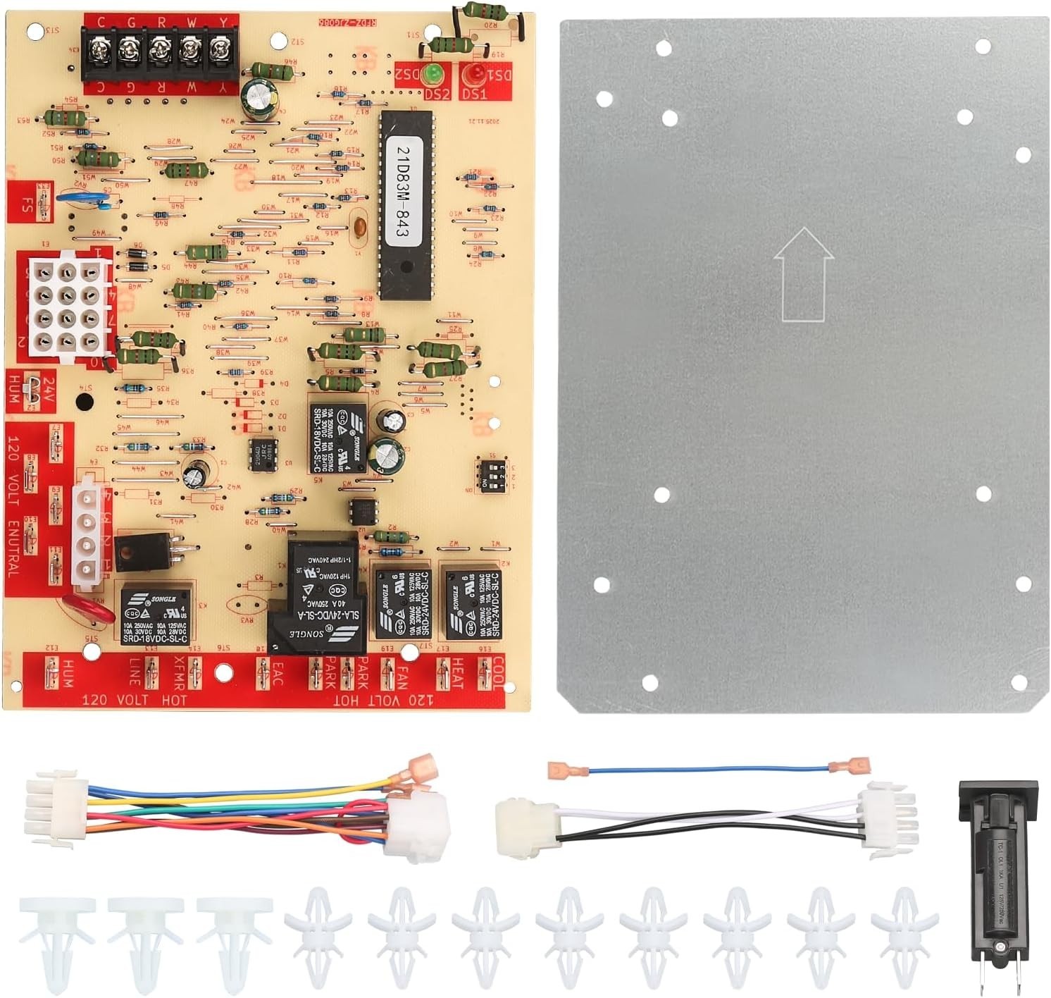 21D83M-843 Furnace Control Circuit Board For Lennox G40UH 83M00 & White-Rodgers