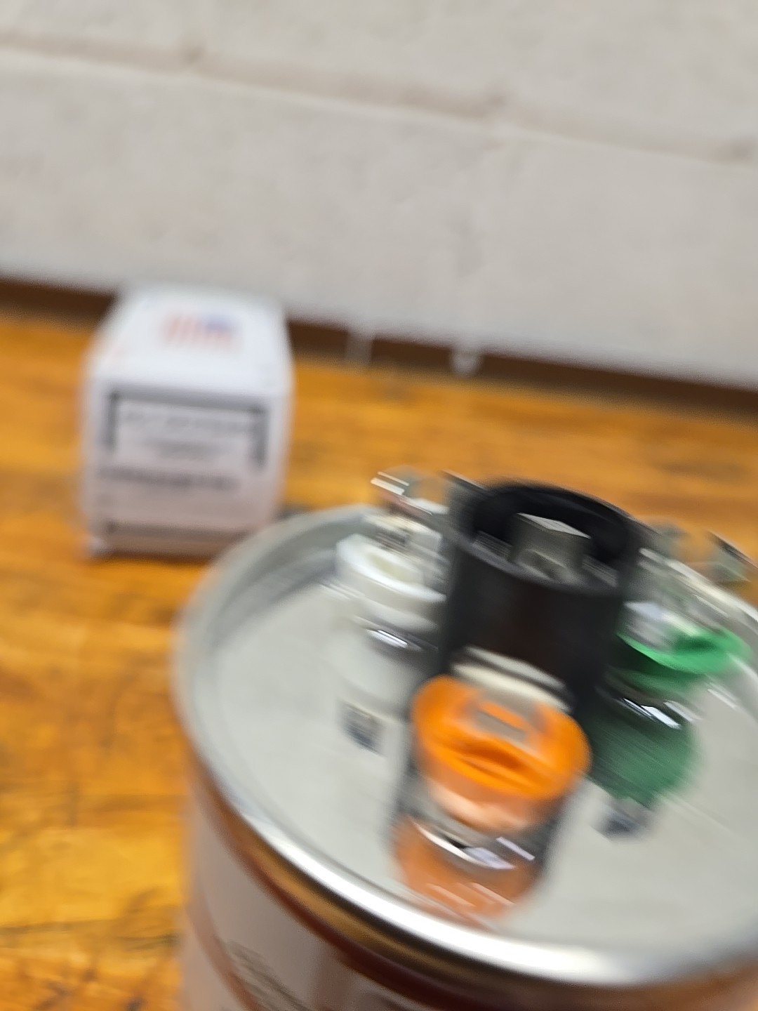 AmRad USA2233 Round Run Capacitor 45+7.5 uF MFD 370 / 440 Volt Made in USA