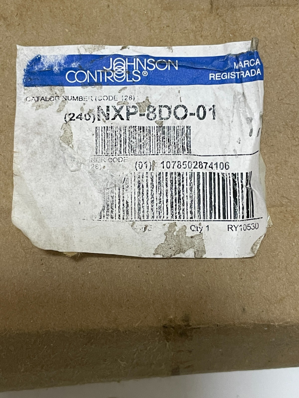 JOHNSON CONTROLS NXP-8DO-01 FSC OUTPUT MODULE BOARD NXP8DO01 ELECTRONIC SYSTEMS
