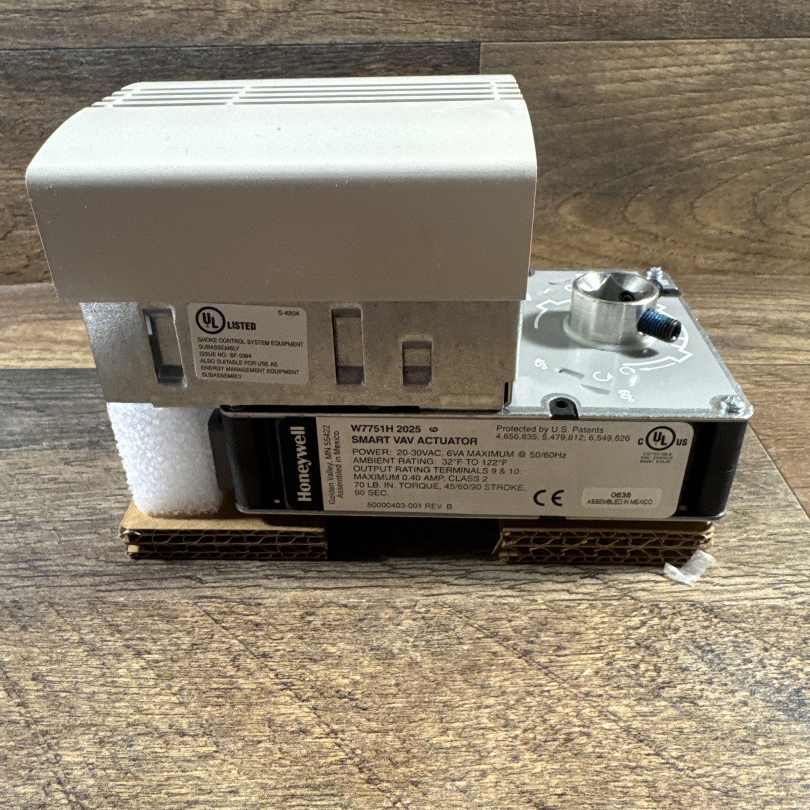 Honeywell W7751H2025 Smart VAV Actuator – VAV Box Controller – OEM HVAC