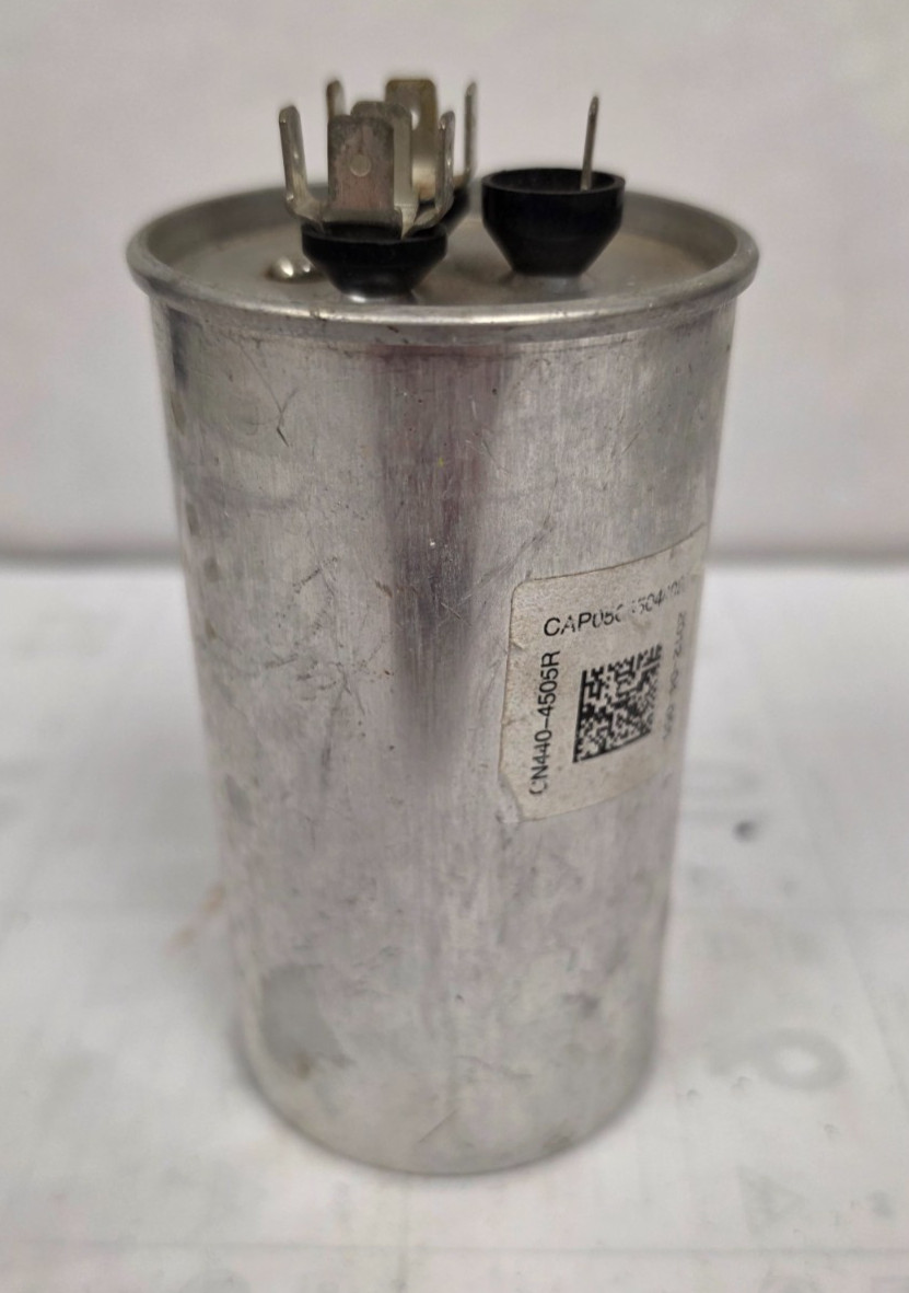 Capacitor CAP050450440RT; 45/5 uF+%; 440VAC *Pre-Owned*