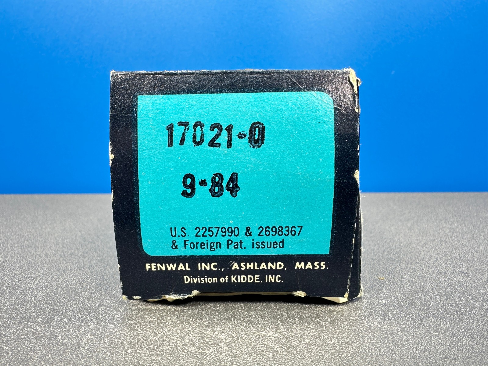 FENWAL THERMOSWITCH CONTROL 17021-0 THERMOSTAT THERMO SWITCH KIDDE
