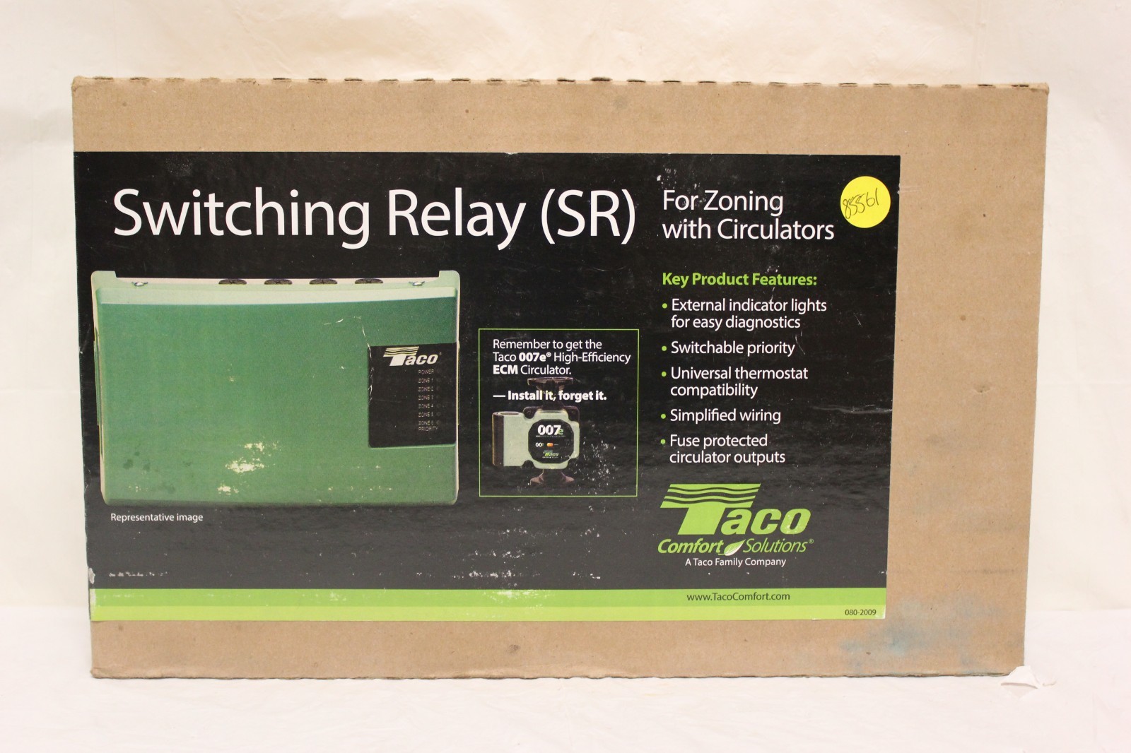 Taco SR502-4 Switching Relay 2-Zone 120VAC 15A D2