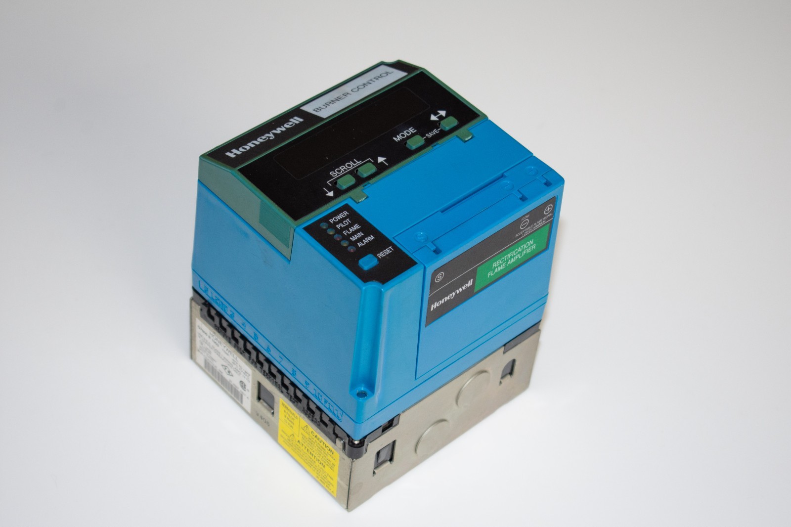 Honeywell RM7890A1015, display, base, flame module, 10900 hours 6-month warranty