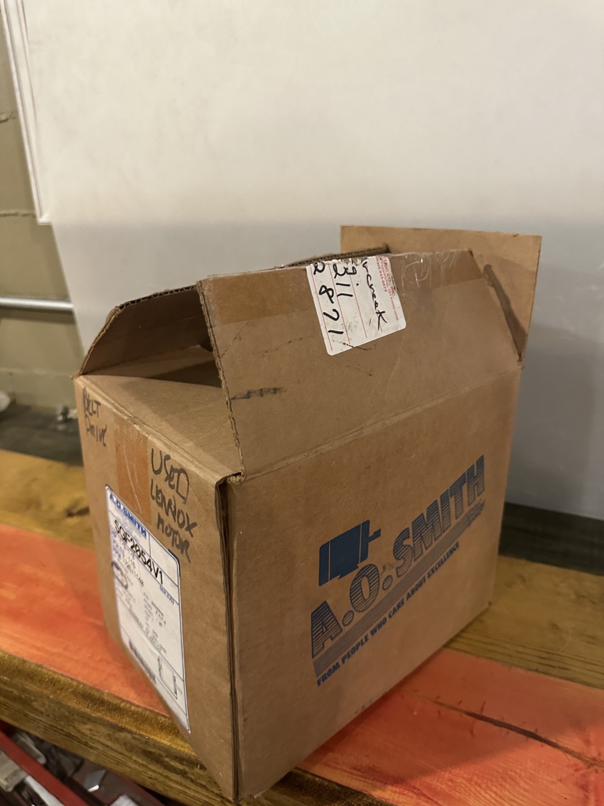 AO Smith SGF2064V1 1/2HP Reversible Motor 115V 1725/1140RPM Mexico Used