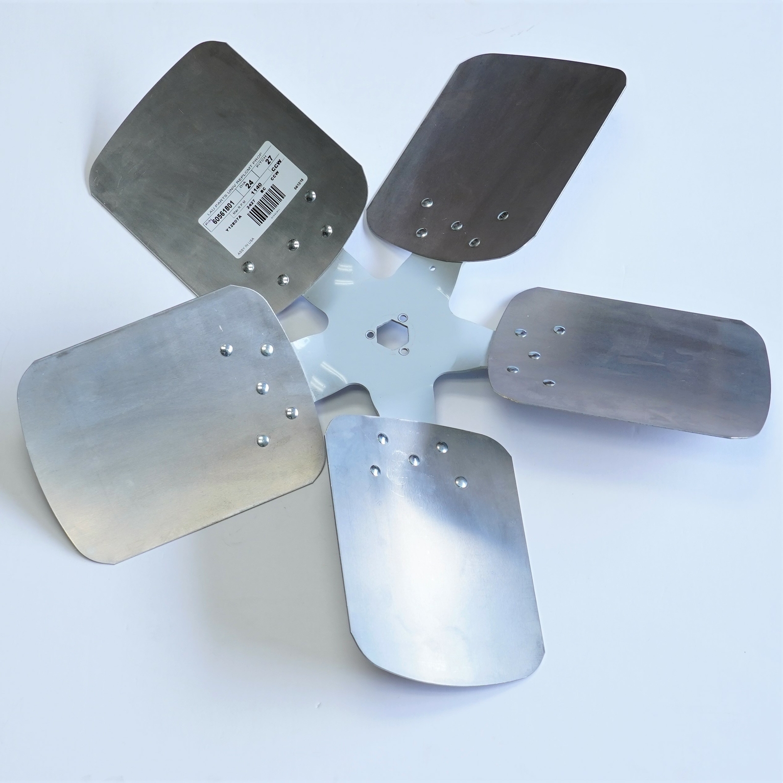 Lau 60561801 24″ Fan Blade CCW Rotation 27 Degree Pitch 5 Blades