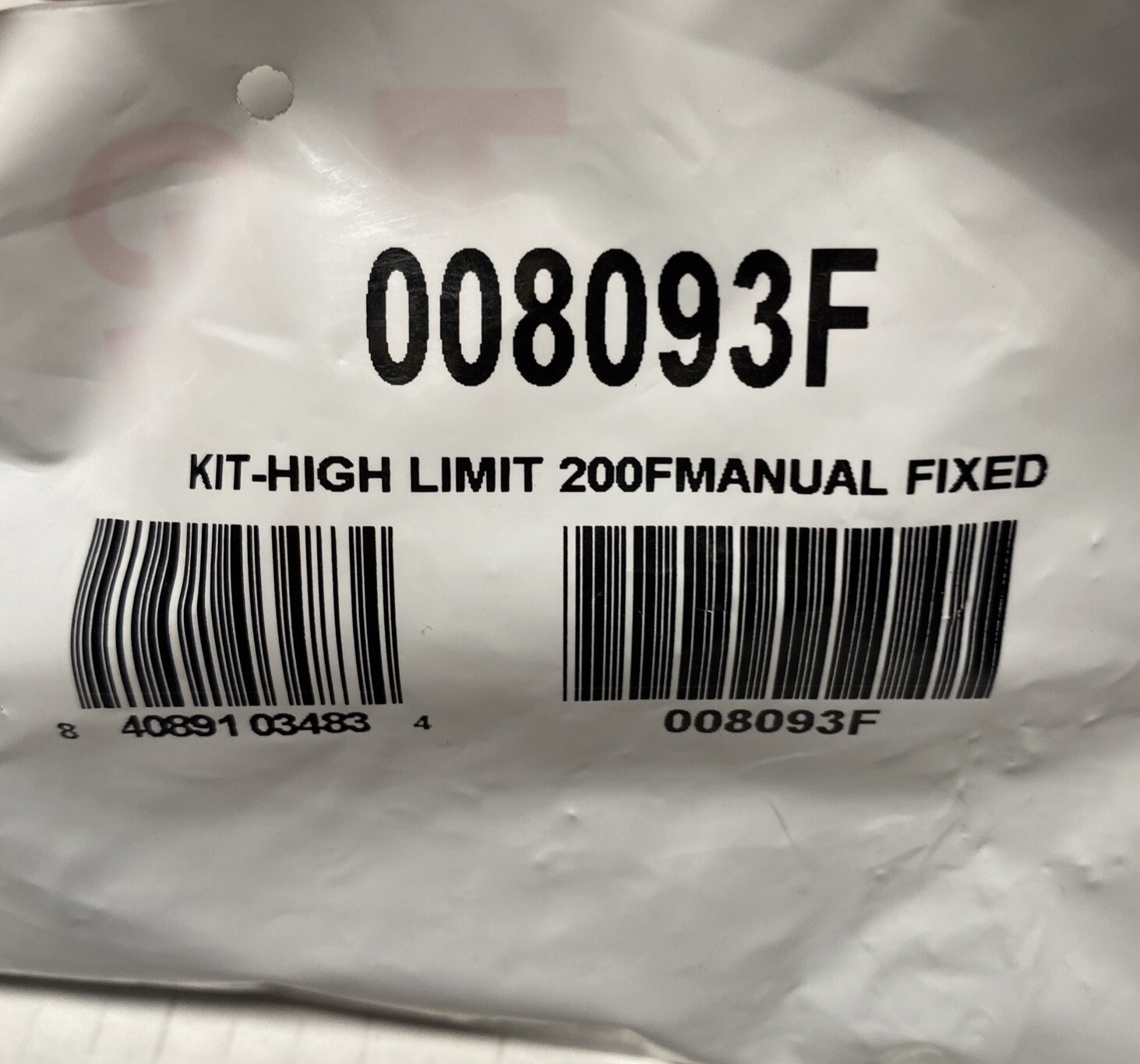 RAYPAK 008093F 008093F Kit – High Limit 200F Brand New