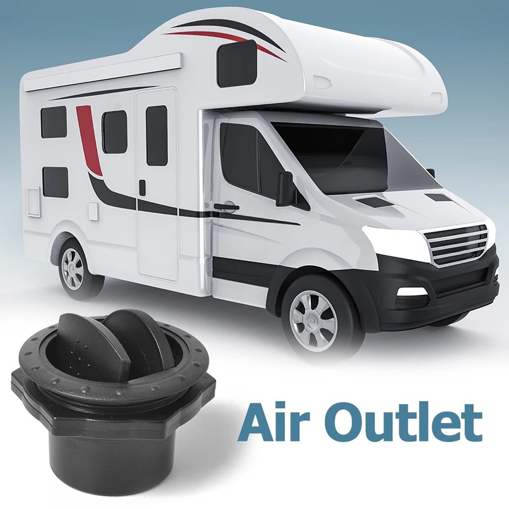 3x Auto Vent Air Outlet Rotating Round Ceiling Universal fits Car RV Bus ATV A/C