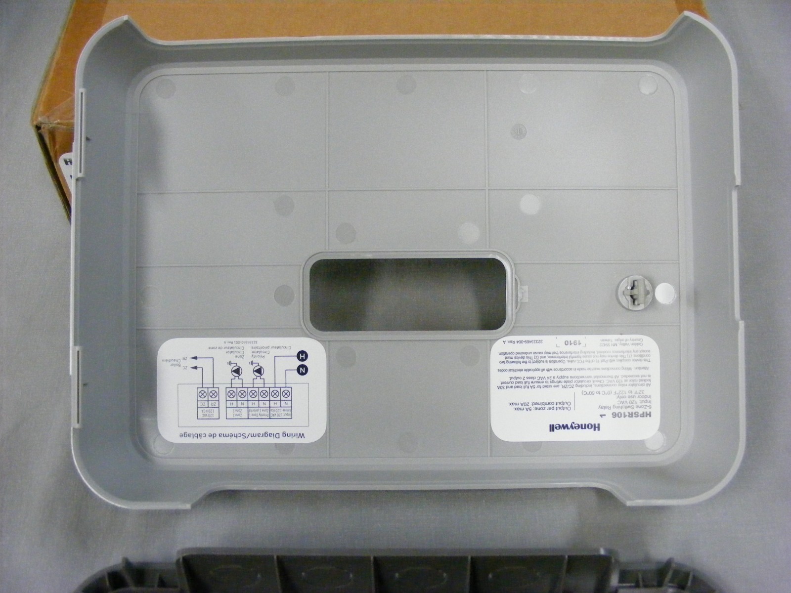 Honeywell HPSR106 Hydronic Pro 6 Zone Switching Relay Panel Heating Boiler