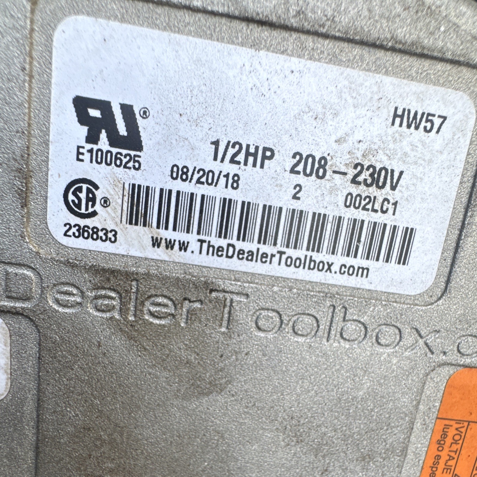 Evergreen EM HVAC Motor 5SME39HXL447