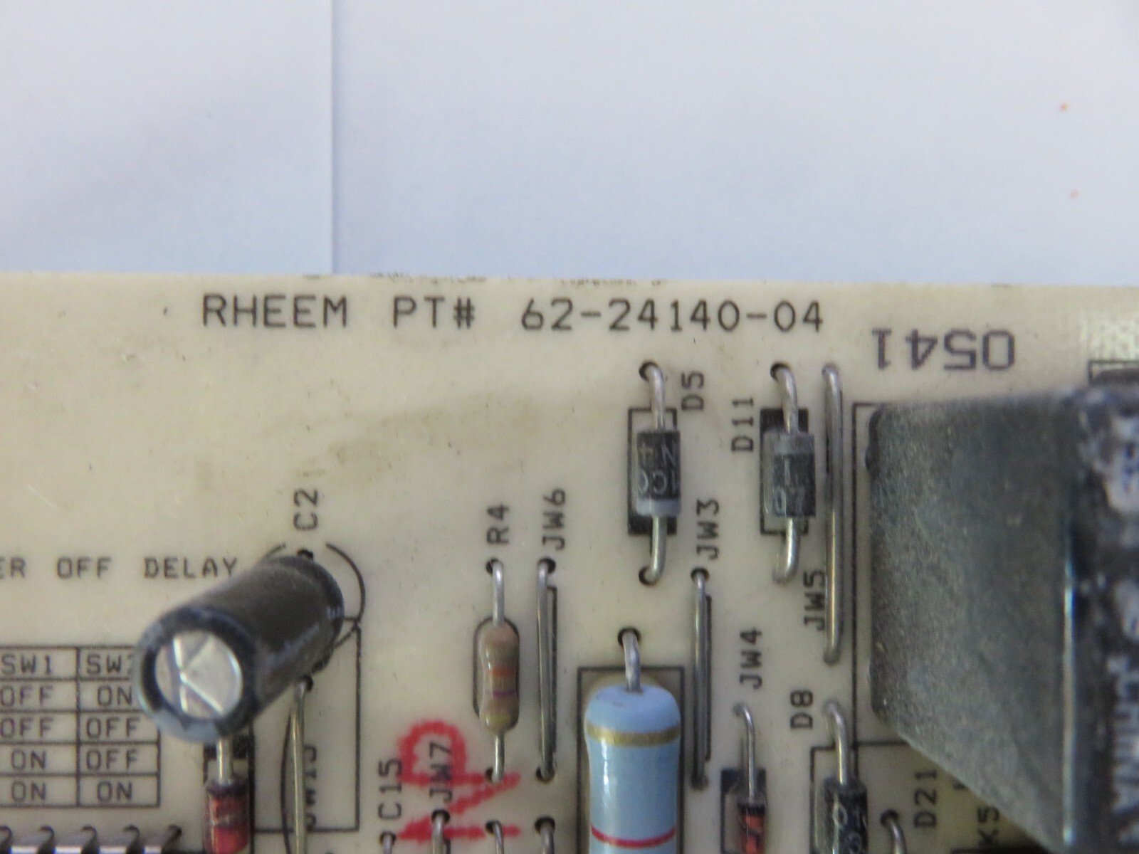 Rheem Part # 62-24140-04 Gas Furnace Control Board