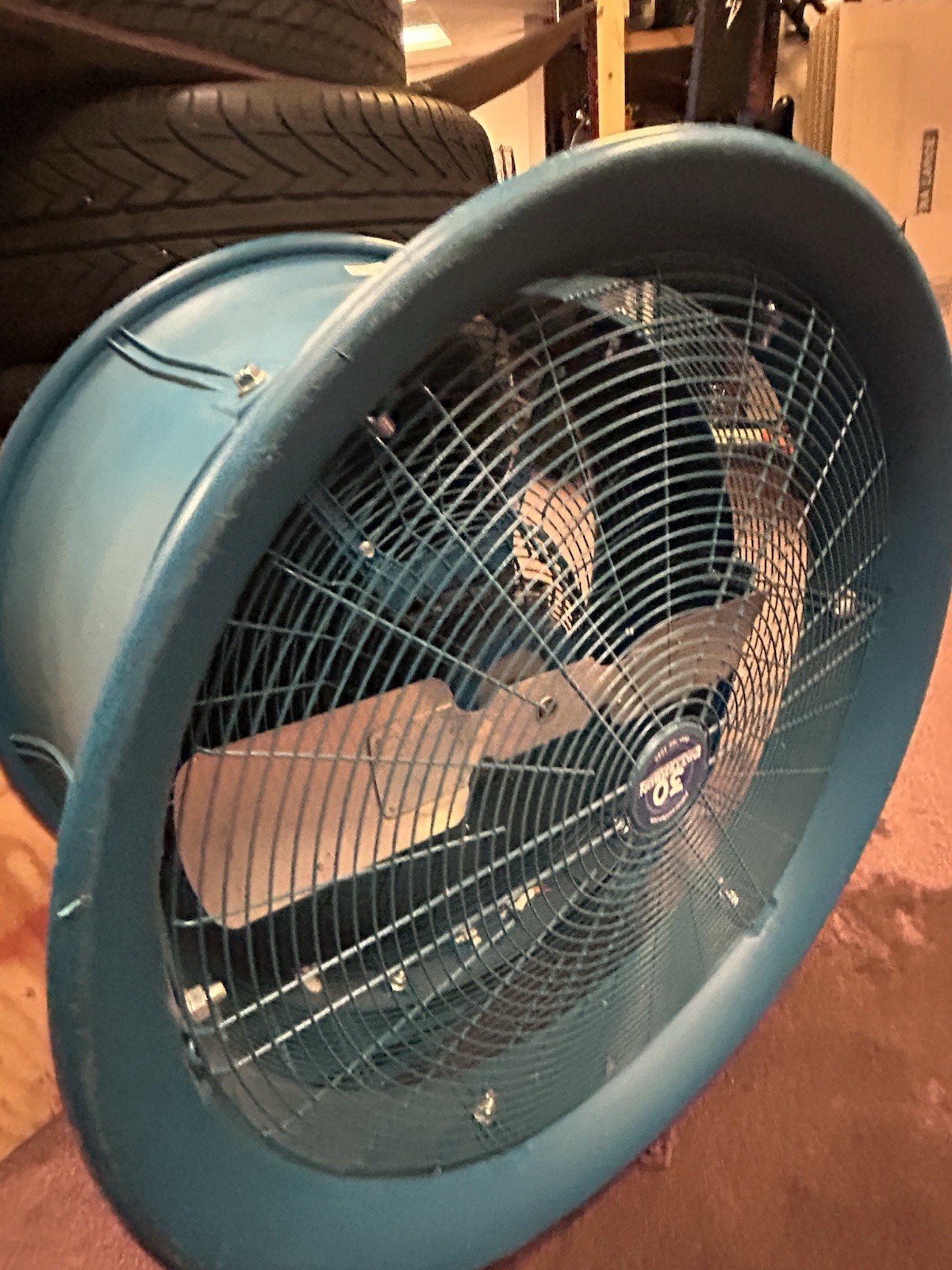 Patterson 30″ High Velocity Circulation Fan 12,000 CFM 230/460v 3 Phase H30B-CS