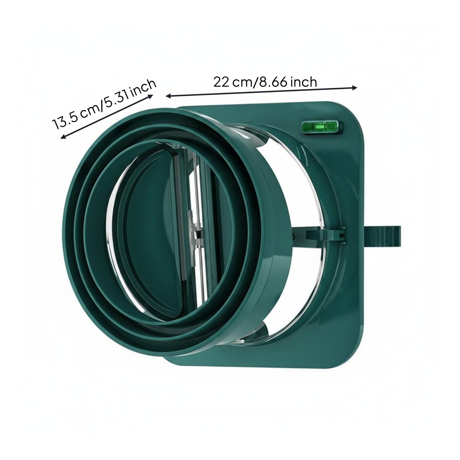 Range Hood Damper Strong Sealing Exhaust Duct Vent Cover Single-Way Air