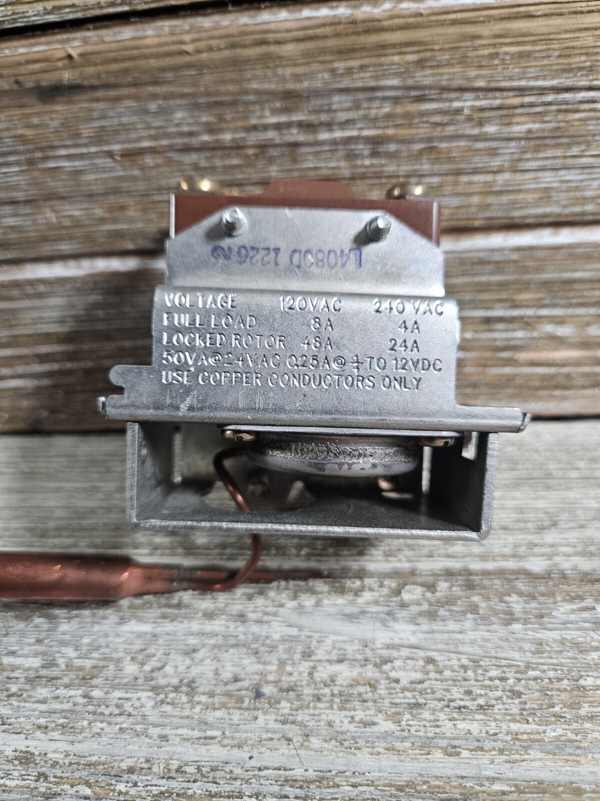Honeywell Thermostat Aquastat Limit Control L4080D 1226