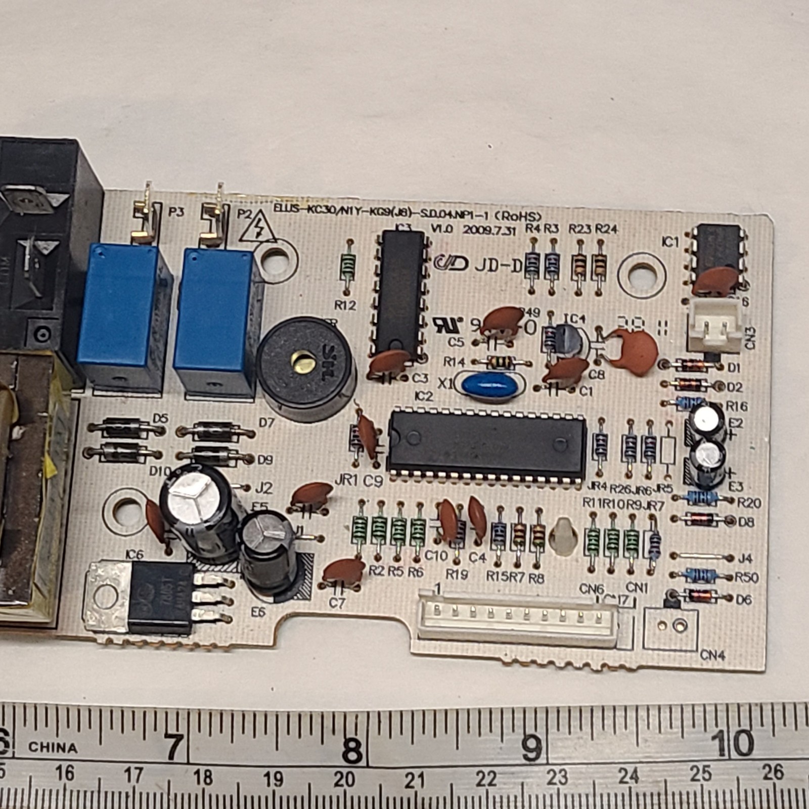 Kenmore ac model: 253.86052 Power Supply Board (ELUS -KC30/N1Y-KG9(J8)