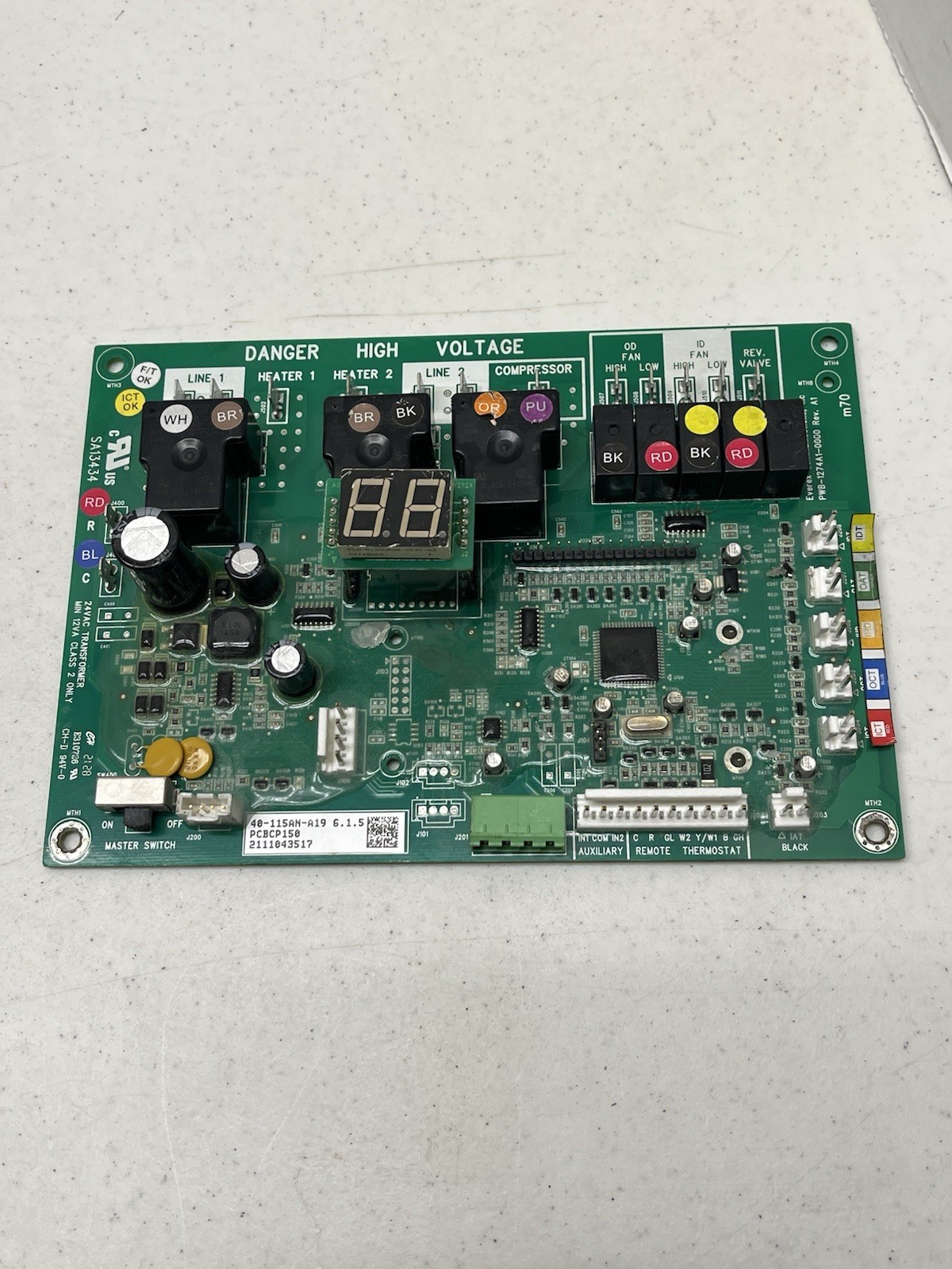 PWB-1274A1-0000 AMANA 40-115AN-A19 GOODMAN PTAC PCBCP150 Control Circuit Board