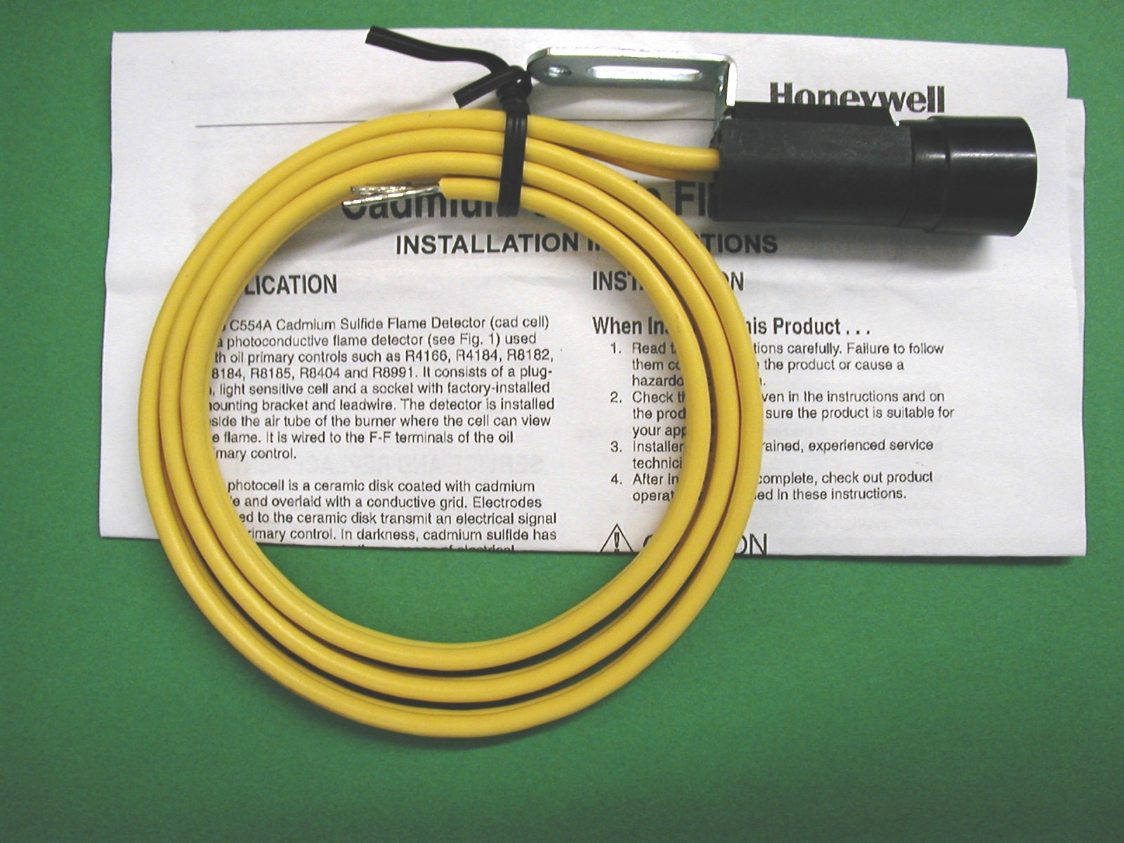 30″ OIL BURNER CAD CELL EYE C554A HONEYWELL BECKETT AF, AFG, NX, SR, SF, 7006U