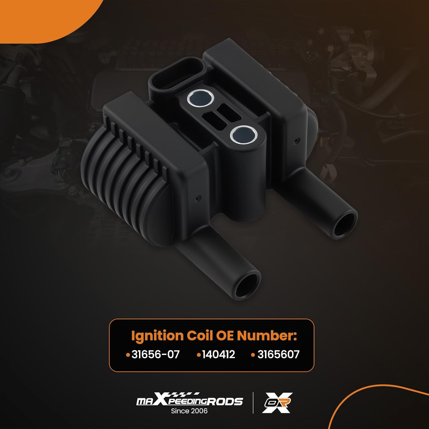 31656-07 Ignition Coil for Harley Sportster XL883 XL1200, Iron 883 1200, Forty E