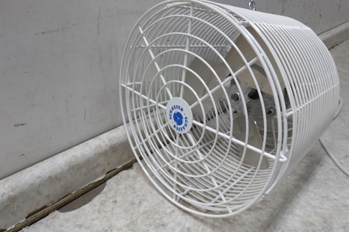 Schaefer GVK12 1/10 HP 115/230VAC 12 In Blade Dia Standard-Duty Industrial Fan