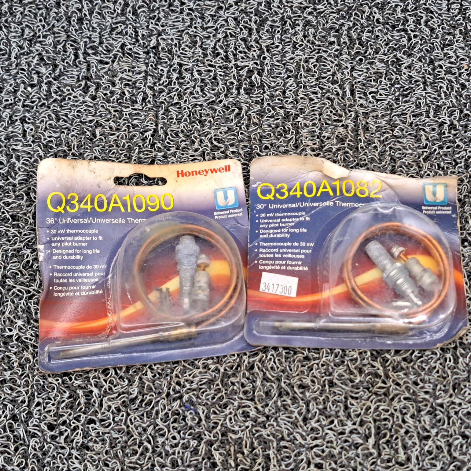 Honeywell Q340A1090 / Q340A1082 / 30″ & 36″ Universal Thermocouples. Corrosion