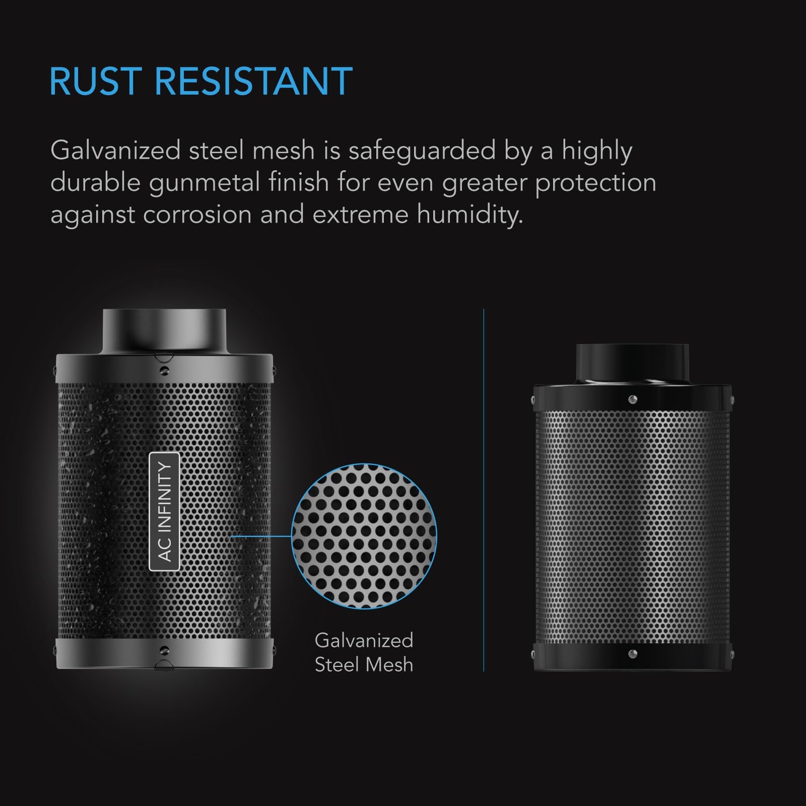 AC Infinity Air Carbon Filter 6 with Premium Australian Virgin Charcoal, for