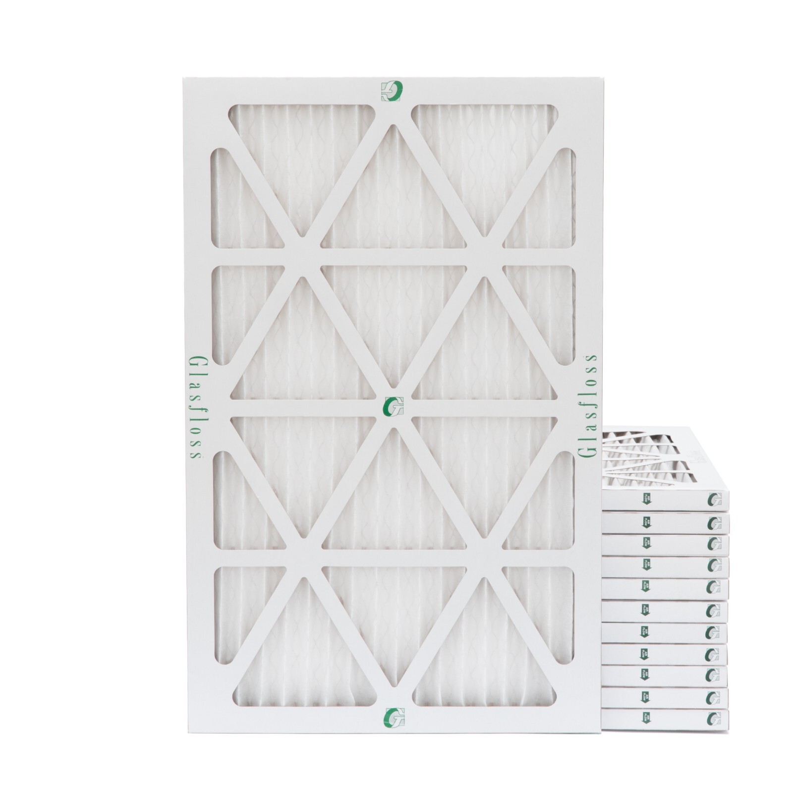 14x25x1 MERV 10 Pleated Air Filters. 12 PACK. Actual Size: 13-1/2 x 24-1/2 x 7/8