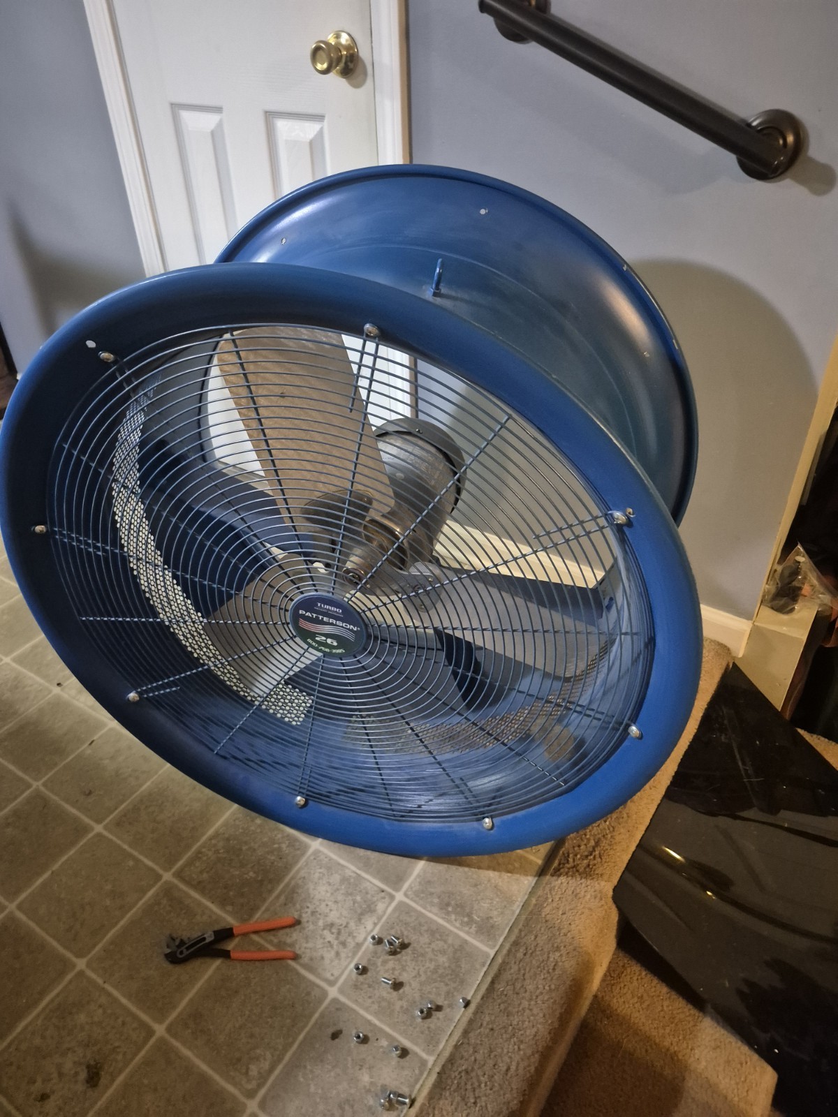 Patterson 26″ Industrial Fan, 7650 CFM, 3 Phase, 208-230/460V