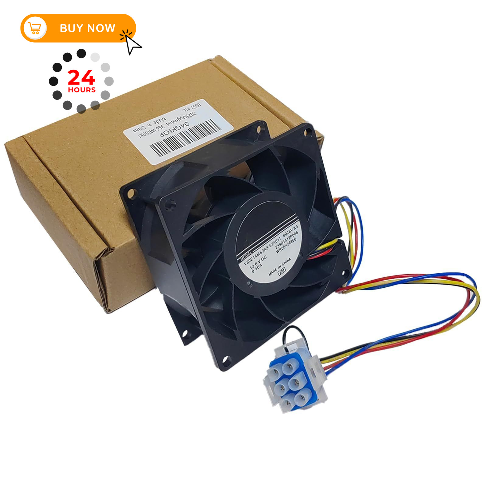 2025 Upgraded WR60X26866 Evaporator Fan Motor, Compatible with GE…