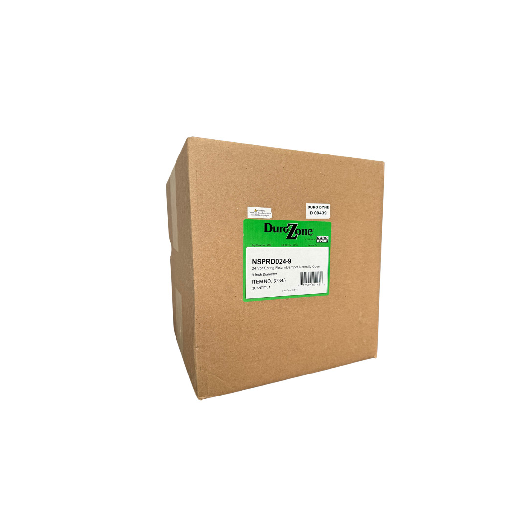 9″ Durozone HVAC Motorized Electric Zone Control 24ac Power Damper Dampner NSPRD