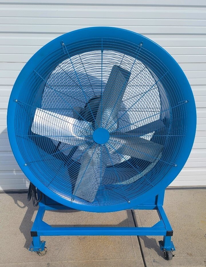 Patterson 34” High Velocity Industrial Fan. 230/ 460 Volts. 3 Phase on Pedestal