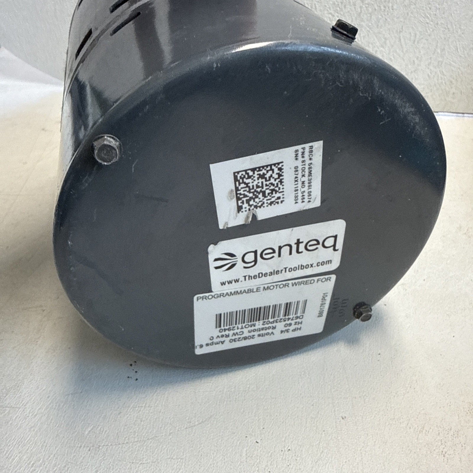 Genteq ECM Motor and Control Module 5SME39SL0674