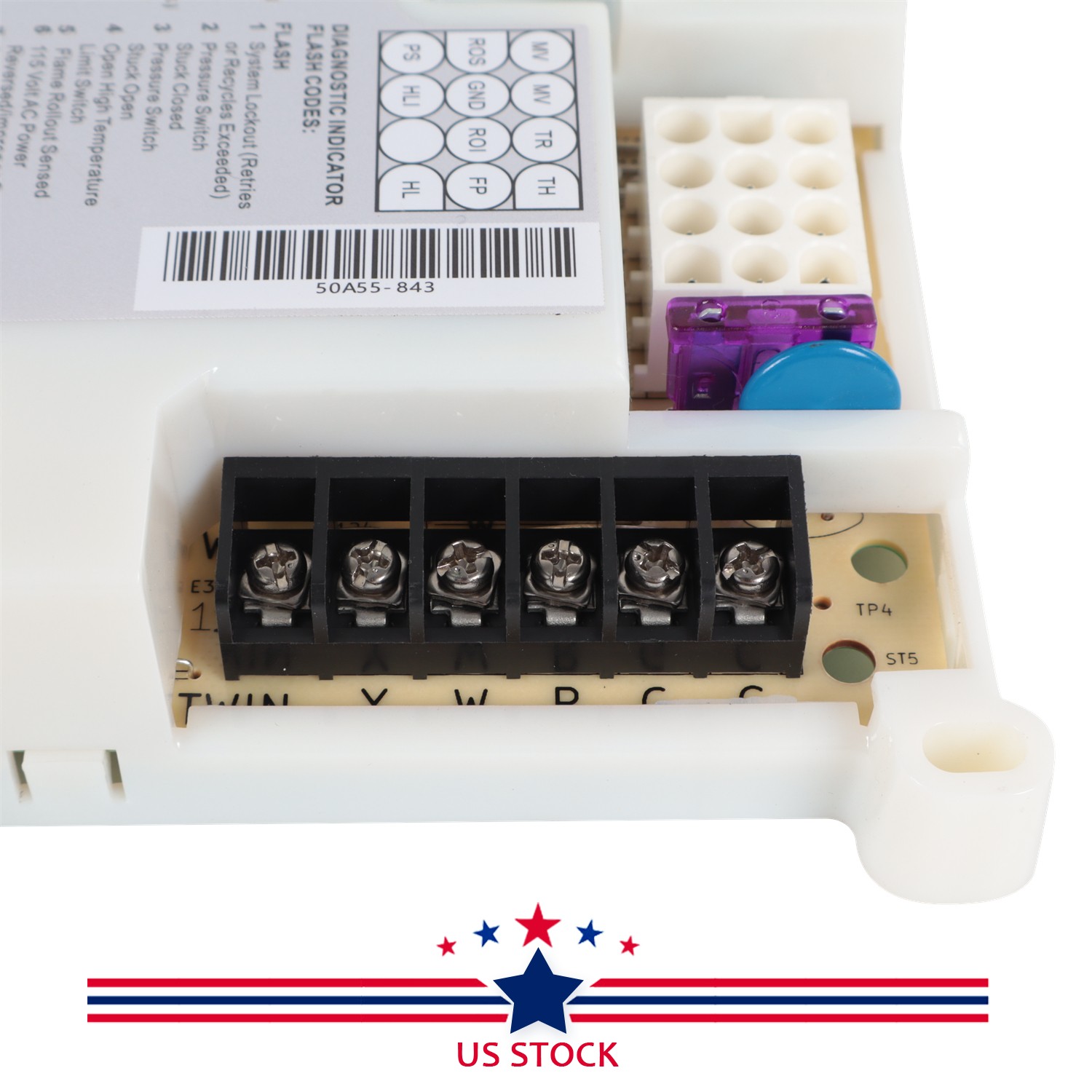 Integrated Furnace Control Board 50A55-843 For White Rodgers Lennox