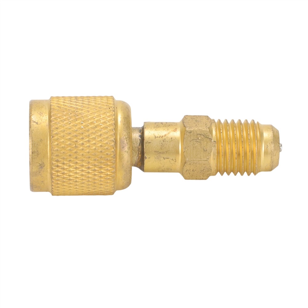 2x For A2L R454B R32 Tank HVAC R32 Reverse Thread 1/4” Female 1/4” Male Adapter