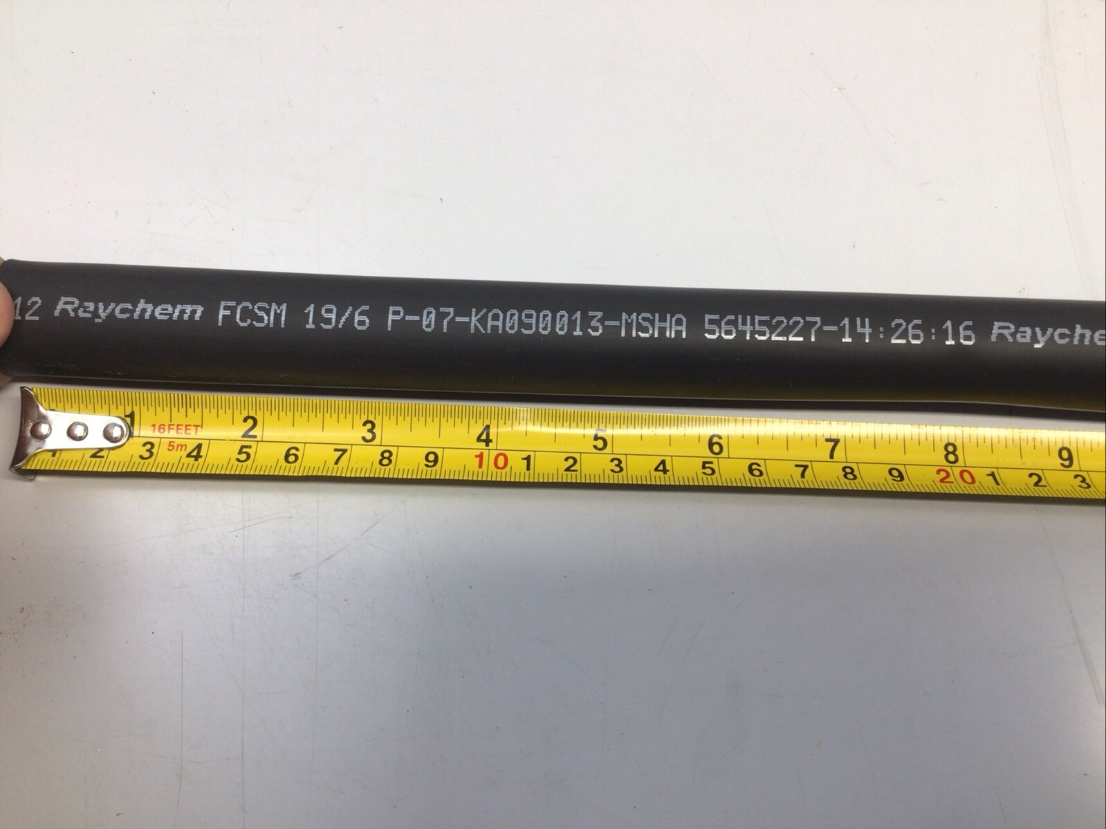 Raychem Heat Shrink Tubing 19/6 FCSM P-07-KA090013-MSHA 48in Lot Of 3