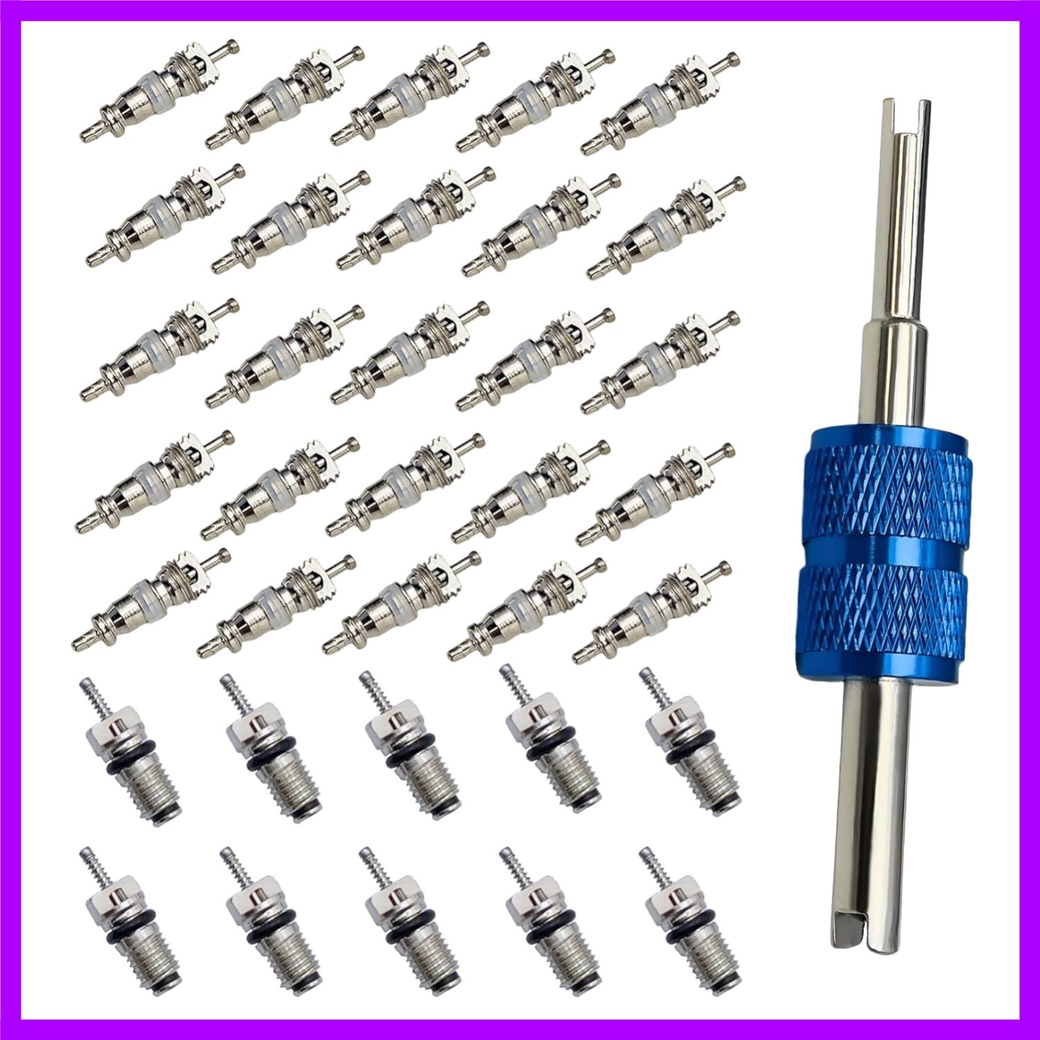 Air Conditioning Valve Core A/C R12 R134a Refrigeration Schrader Valve Cores …