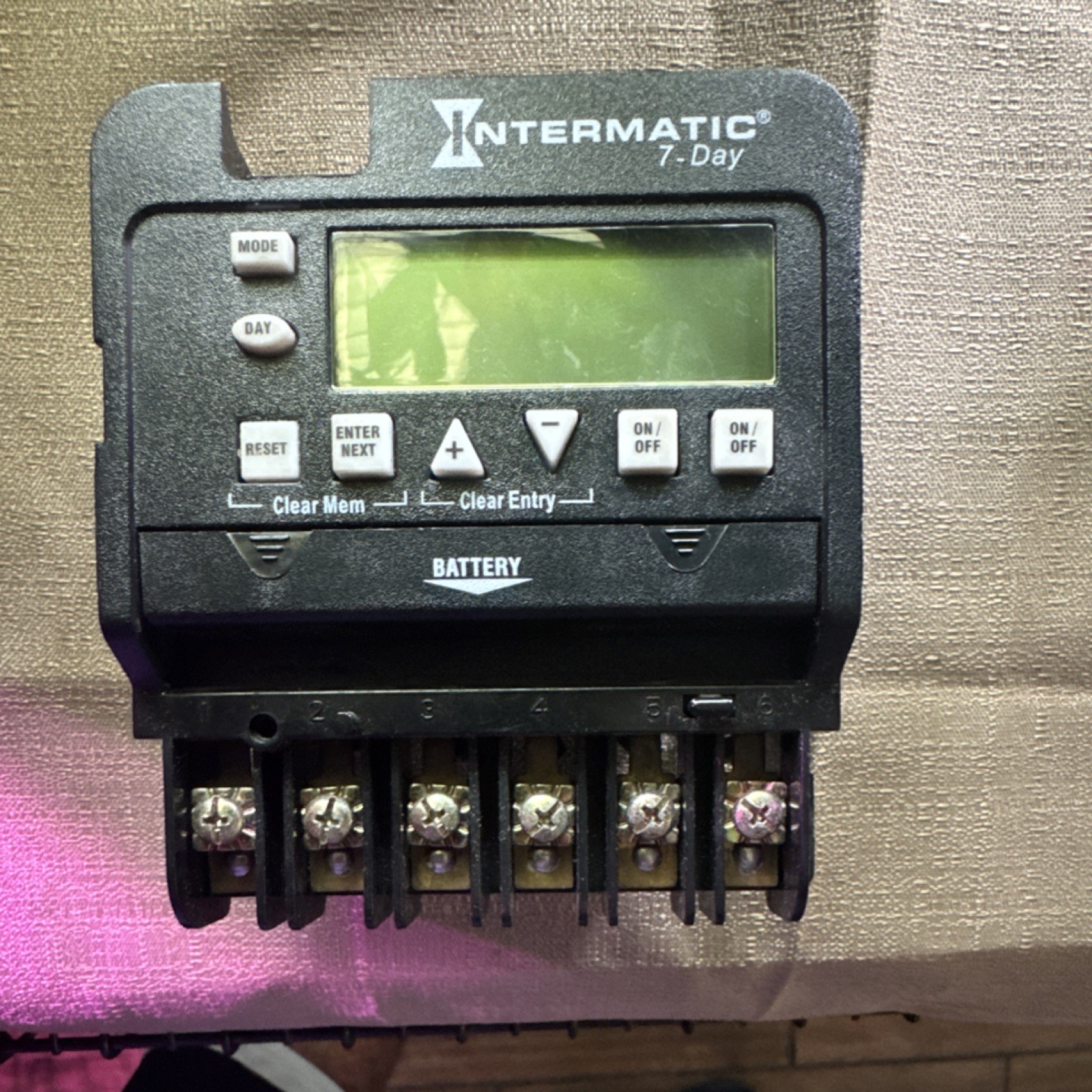 Intermatic 7-Day Battery Timer Module, 24V 30A, MPN 133-00010A