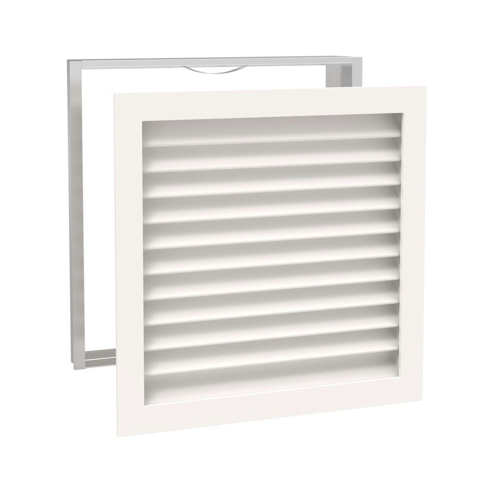 Worth Home Products 24 Wide X 24 Tall X 3 Deep Wood AC Return Grille For Wall