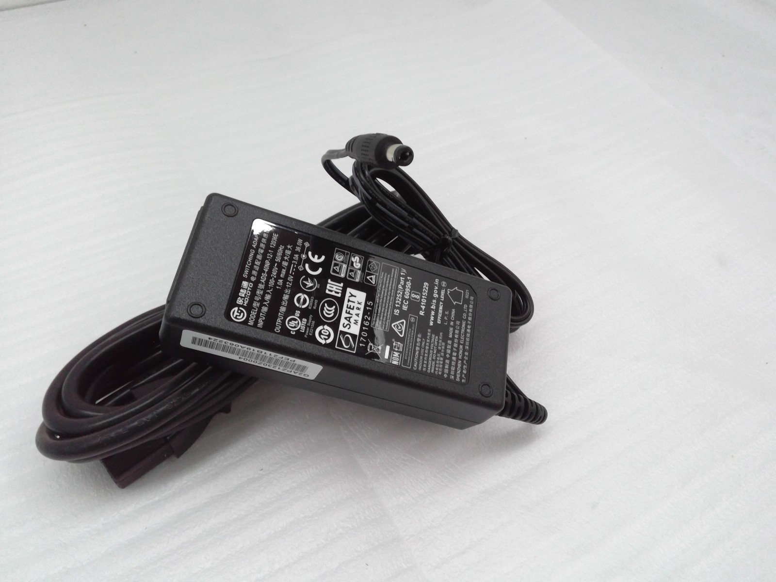 HOIOTO 12V 2.5A ADS-40NP-12-1 12030E Ac Adapter Charger Black