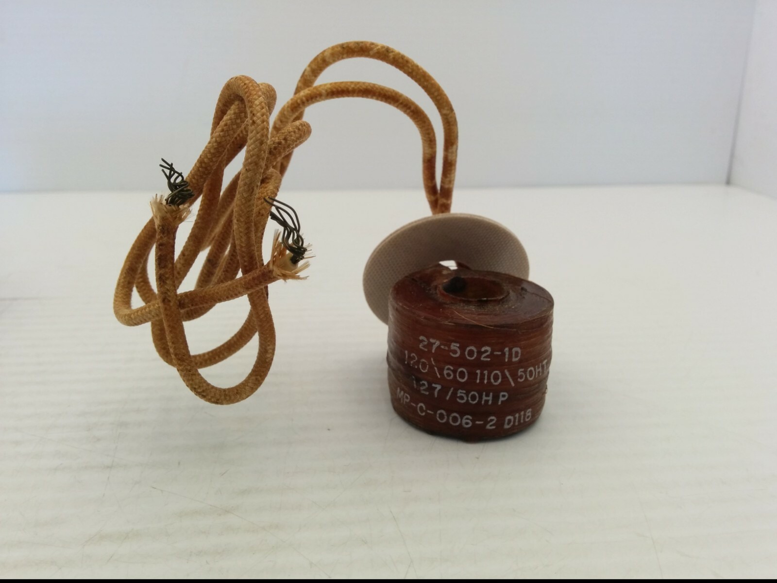 ASCO 27-502-1D SOLENOID VALVE COIL, 120/60 110/50HT, 127/50 HP, MP-C-006-2, NIB