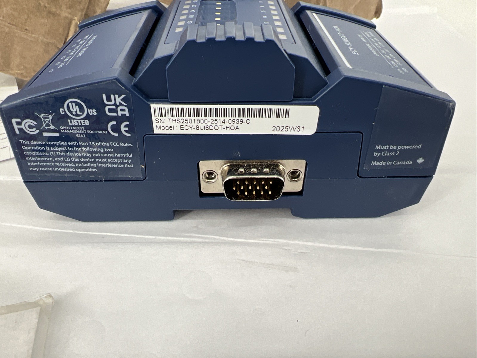 Distech Controls ECY-8UI6DOT-HOA Eclypse I/O Module, 8 Inputs & 6 Digital Output