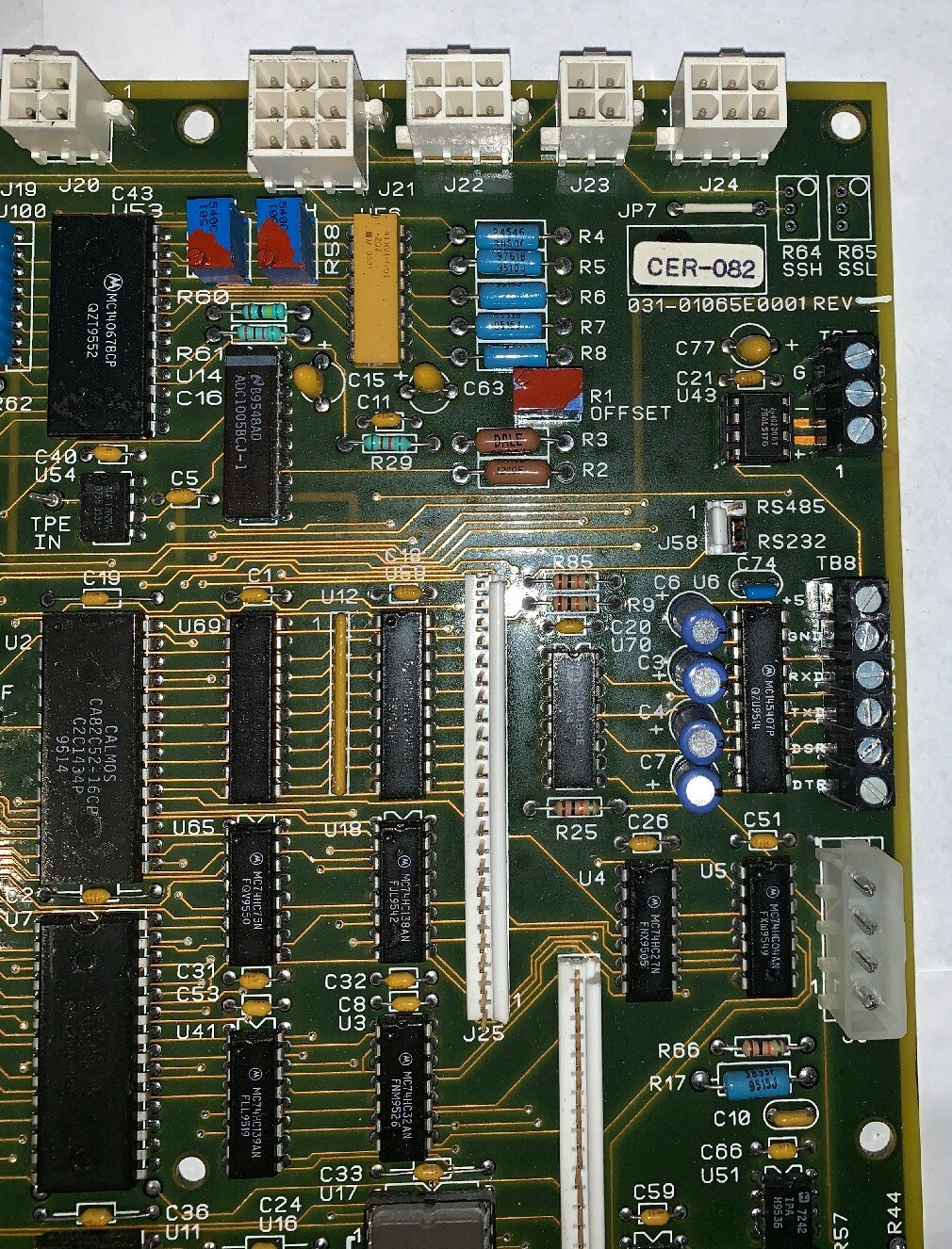 York Chiller Control Board 031-01065E0001