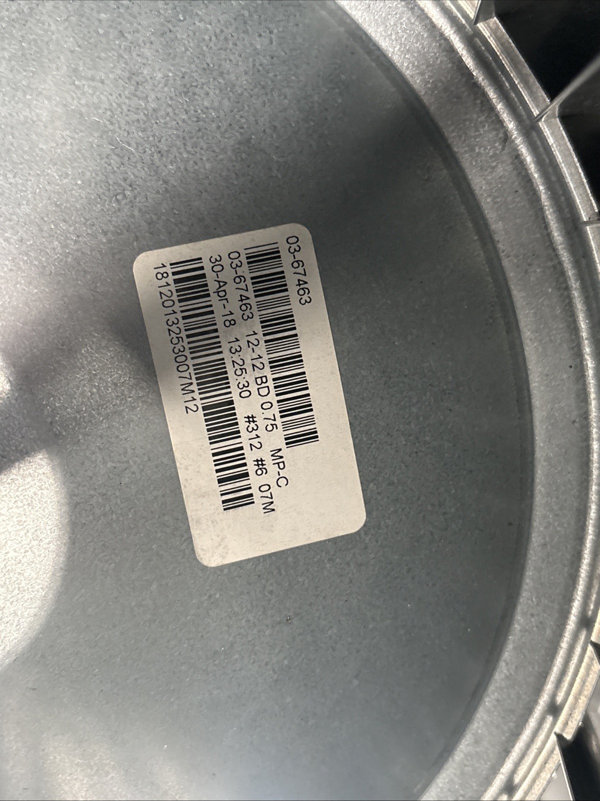 Canarm Delhi Blower Assembly, 12-7/8” Wheel, 3,800 – 5,000 CFM, G12